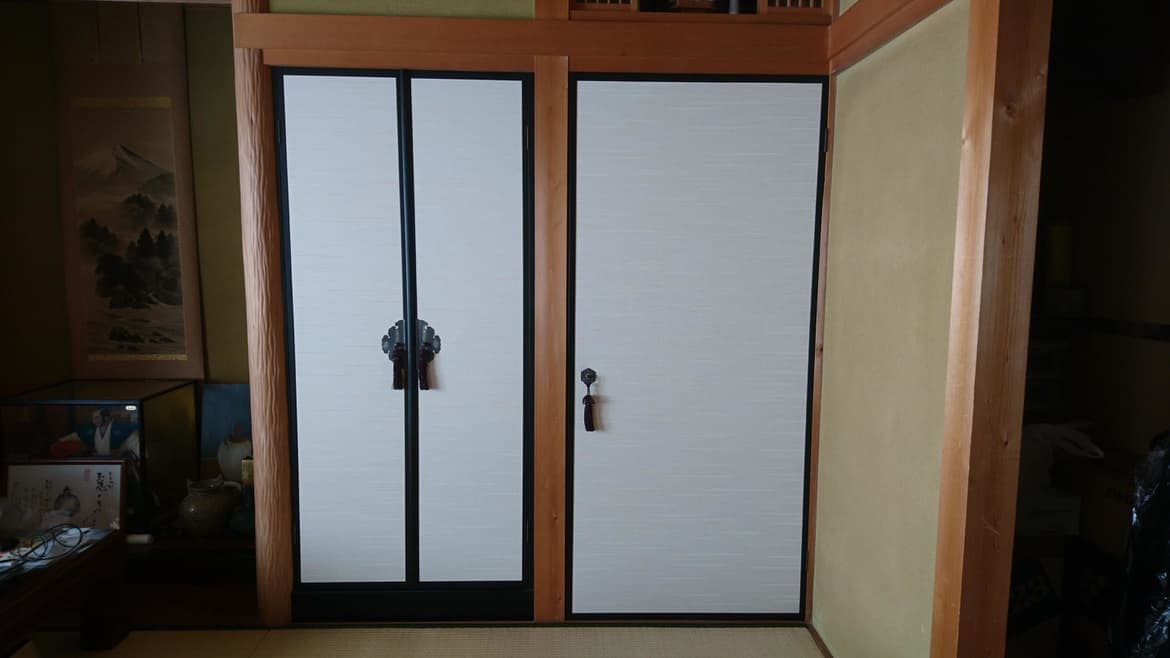 襖の張替え 阿久比町 | 阿久比町の建具修理なら藤井建具店